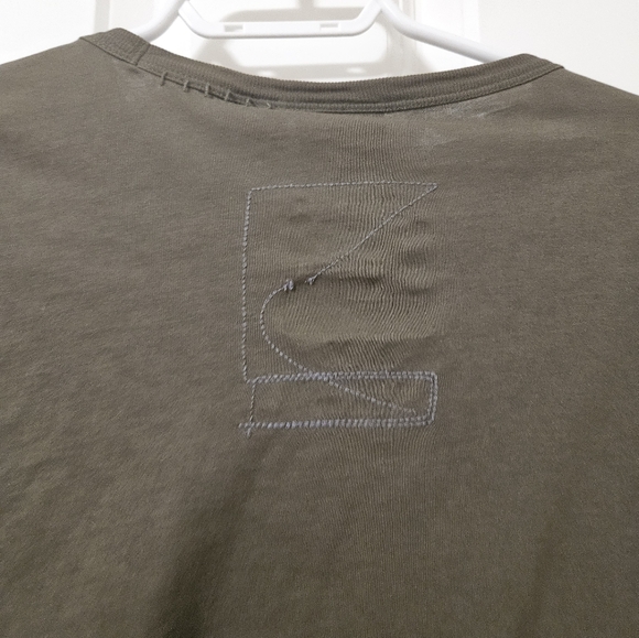 G-star raw men's Medium long sleeve green t shirt - Picture 6 of 12